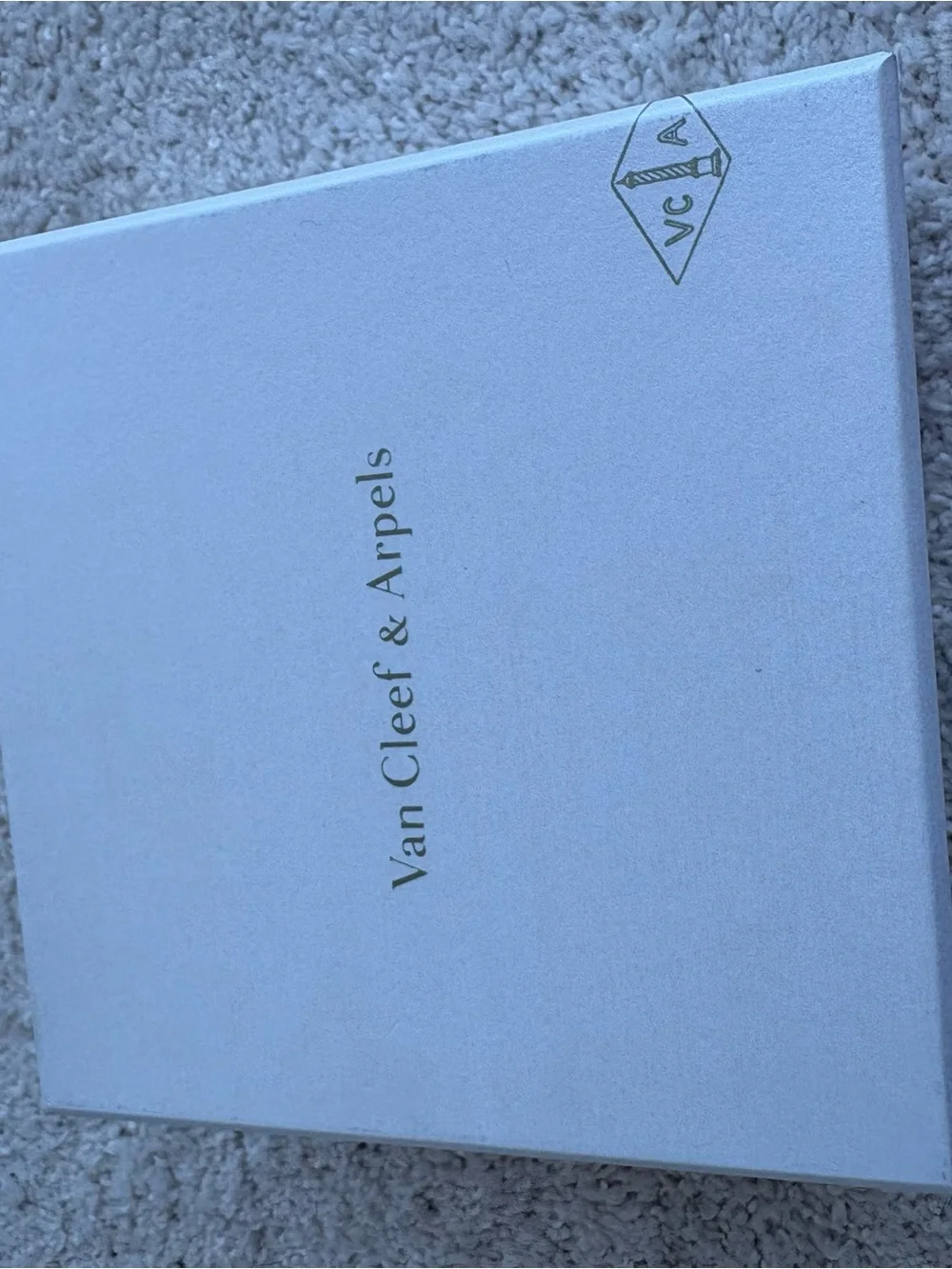 Van Cleef & Arpels Jewelry Box and outer white gift box